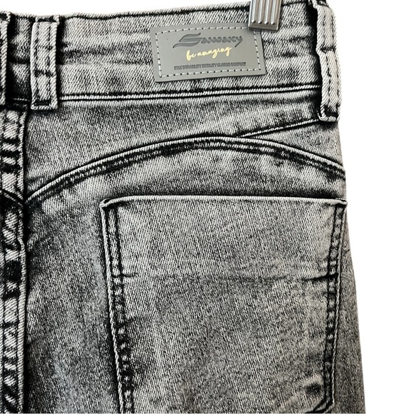 Sawary Women’s Size 42 Light Gray Butt Lifting Shape Up Stretch Jeans Waist 28 - Picture 7 of 10